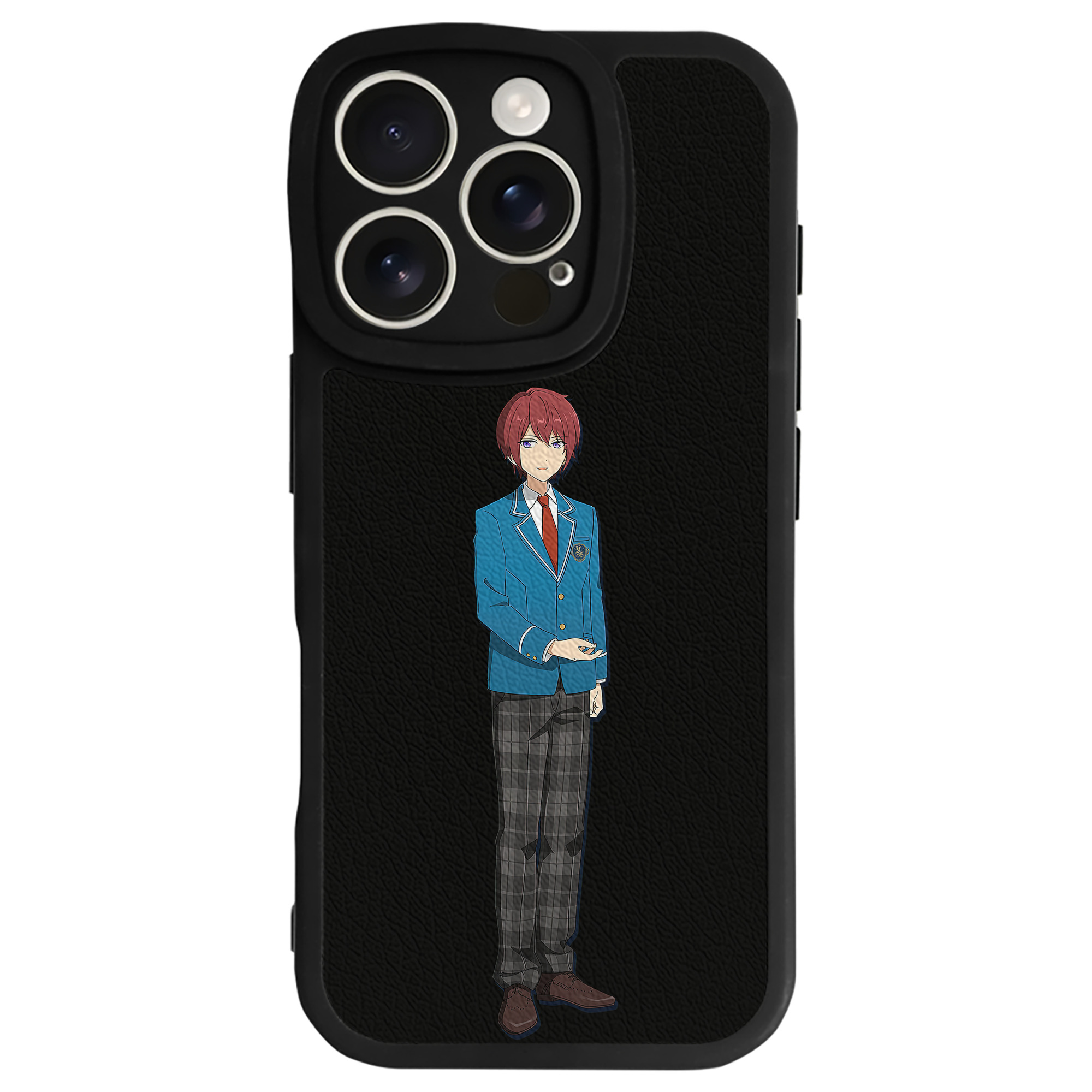 （画像用） あんさんぶるスターズ! Ensemble Stars 【iPhone 16シリーズ対応】シリコンスマホケース（レザー調） 材質：シリコン